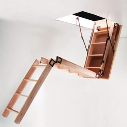 Professional attic staircase Eurobest 70x110x280