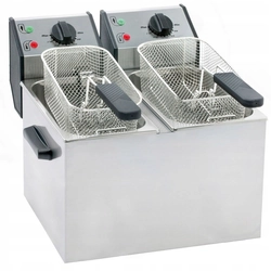 Professional Fryer Roller Grill 2x5l 6400W Stalgast 777323