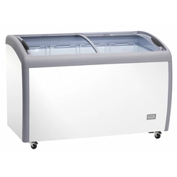 Professional Glass Chest Freezer 400L Amitek 1100012