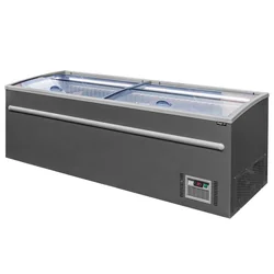 Professional Glass Chest Freezer 766L 2500x850x870mm