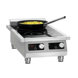 Professional Induction Cooker 2-pola 5000W Bartscher 105761 400V