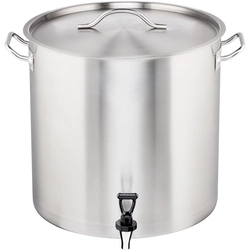 Professionele pot met kraan 50l Ø40x40 Stalgast 011410