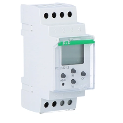 Programmerbar timer PCZ-521 enkanal, NFC,250 minnesceller, kontakter:1P, I=16A, 24÷264V AC/DC,2 moduler