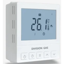 Programmierbarer, batteriebetriebener Thermostat zur scheinbaren Montage. Drahtlose Verbindung mit der Homplex-Zentrale – DG920 DF