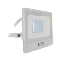 Proiettori LED con sensore PIR - Samsung - IP65 - Bianco - 30W - 2340 Lumen - 4000K - 5 Anni - N. modello: - VT-138S-1-W