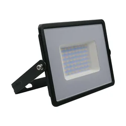 Proiettori LED neri - Serie E - IP65 - 50W - 4300 Lumen - 6500K