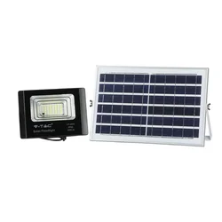 Projecteurs solaires - 12W - Noir - IP65 - 550 Lumens - 6000K