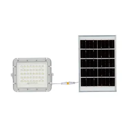 Projecteurs solaires blancs - 6W - IP65 - 400 Lumens - 4000K