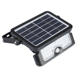 Projecteurs solaires noirs - IP65 - 5W - 500 Lumens - 4000K