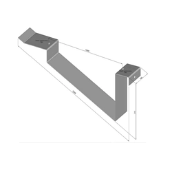 PROMOÇÃO Elemento do sistema de montagem de lastro para telhado plano