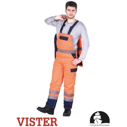 Protective dungarees insulated