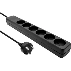 ProXtend Danish IT Power Strip 6-way 6 pistorasiat 3 m musta (KIT6-KIT03B)