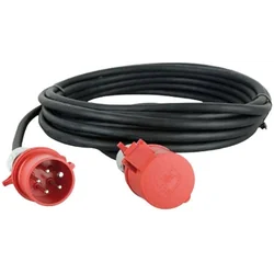 Przedłużacz trójfazowy 5m kabel 5G2.5 H07RN-F 16A ok. 11kW IP44