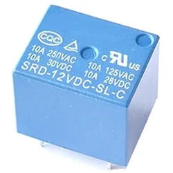 Przekaźnik SRD-12VDC-SL-C 5-pin 10A 250VAC 12V