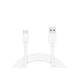 Przyłącze USB 3.0 A - USB-C 1m białe