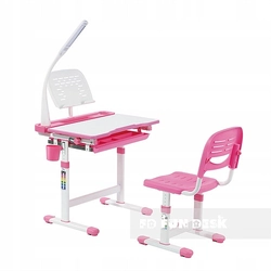 Psací stůl + židle k dětskému setu Cantare Pink