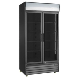 Ψυκτικός θάλαμος με τζάμι 1100h-Black 1000l (Sd1001h)