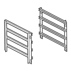 PT - 74 ﻿﻿Guías para bandejas de horno 400/600