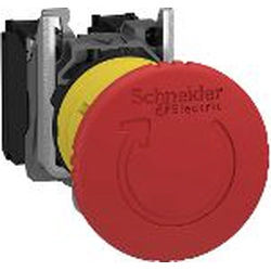 Pulsante di sicurezza Schneider Electric 22mm 0R 1R STOP ruotando (XB5AS8442)