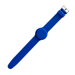 Pulsera de proximidad MIFARE (13.56MHz), silicona azul CSW-MF13-B