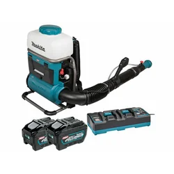 Pulverizator fără fir Makita PM001GT202 40 V | 15 l | Livrare totală. 150 - 238,33 l/min | Fără perii de cărbune | 2 x 5 Ah baterie + încărcător | Într-o cutie de carton