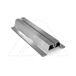 Puolisuunnikkaan muotoinen kisko - Puolisuunnikkaan muotoinen silta EPDM-teipillä70x300 mm