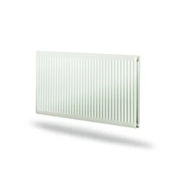 PURMO radiator H20 600x1100, värmeeffekt: 1193W (75/65/20°C), hygienisk stålplåtsradiator med sidokoppling, utan lock och grill, Purmo