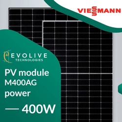 PV-modul (fotovoltaisk panel) Viessmann VITOVOLT_M400AG 400W Sort ramme