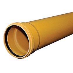 PVC external sewage pipe 160x4.7x3000 SN8 class S solid
