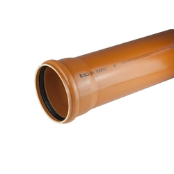 PVC external sewage pipe 160X4.7X3000 SN8 KL.S ML (multilayer, foamed)