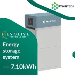 Pylontech Force H2 7,1 kWh inställd med BMS-modul