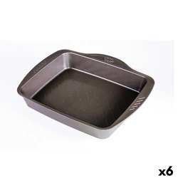 Pyrex Asimetria ahjunõu Ristkülikukujuline metall 6 Tükid 40 x 31 cm