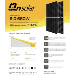 QN saulės energija QNM210-HG660-66 660W