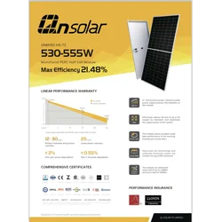 QN Solar QNM182-HS-72 550W