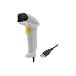 QOLTEC 50877 Scanner laser 1D USB Bianco