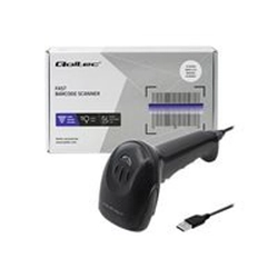 QOLTEC Desktop QR Scanner de coduri de bare USB