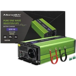 Qoltec konvertor Monolitický menič napätia | nabíjanie batérie | UPS | 300W |600W | 12V až 230V | Čistá sine