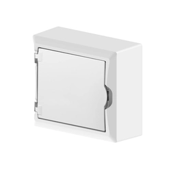 Quadro da parete 1x8 bianco modulare IP40 in linea