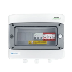 Quadro de distribuição CA, IP65, SPD AC Dehn tipo 1+2, disjuntor 63A 3-F