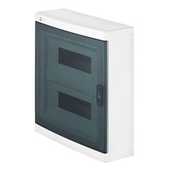 Quadro ELEGANT RN 2x12 PE+N nuova versione, FUMO, IP 40,