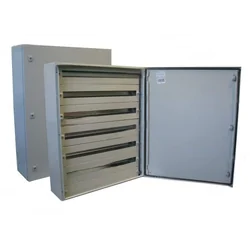 Quadro elétrico 1000x800x250mm 222 gabinete de módulos gabinete metálico modular 6 fileiras x 37 módulos IP66 aparentemente com placas de trilho DIN para montagem em contrapainel placa de montagem IK10