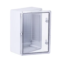 Quadro elétrico 500x350mm com porta transparente IP65 IK10 UV sem halogênio