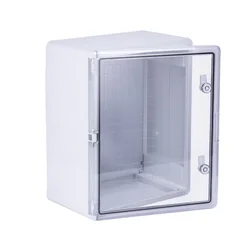 Quadro elétrico 500x400x240mm com porta transparente IP65 IK10 UV sem halogênio