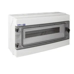 Quadro modulare ermetico (500V CA ,1000V CC) 1x18 a superficie IP65 RH-18 36.18