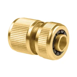 Quick connector - passage 1/2" brass BRASS /label/