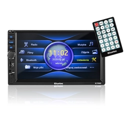 Raadio BLUETEC BC9000 2DIN 7"