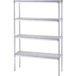 Rack de armazém de alumínio para contêineres GN 1/1