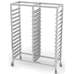 Rack mobile pour 44 Plateaux de confiserie 60x40 Polgast 370622-K