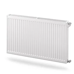 Radiador PURMO C11 550x500, potência de aquecimento: 472W (75/65/20°C), radiador de painel em aço com ligação lateral, PURMO Compact, branco RAL9016