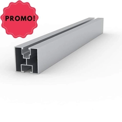 Rail Aluminium profiel 40x40x4.4 m voor montage van fotovoltaïsche panelen